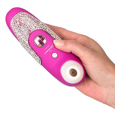 Розовый стимулятор клитора Womanizer Crystal Swarovski 0582034
