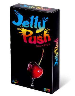 Прозрачные розовые презервативы Sagami Jelly Push №5 (5 шт)