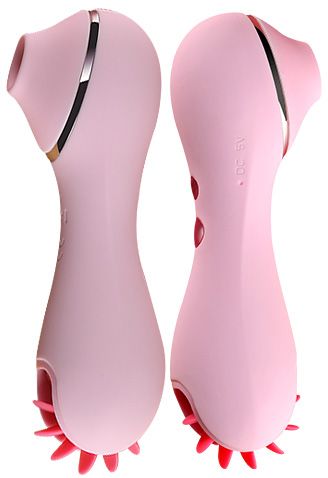 Розовый двусторонний клиторальный стимулятор Otouch PET 6119000004