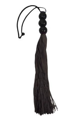 Небольшая чёрная плеть Sportsheets и Sex Mischief Medium Whip SS81001 (35 см)