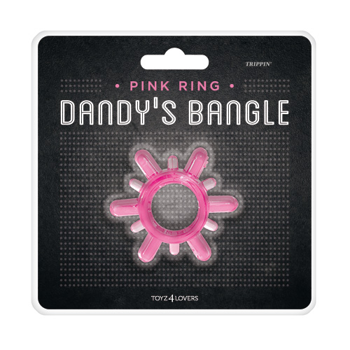Розовое эрекционное кольцо Toyz4lovers COCK RING TRIPPIN  T4L-00801248