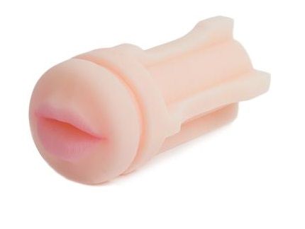 Мастурбатор-ротик телесного цвета Topco Sales CyberSkin Vulcan Deep Throat with Vibration 1600392