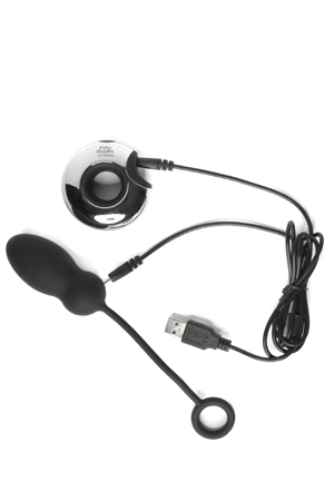 Чёрное виброяйцо на радиоуправлении Fifty Shades of Grey FS-52423