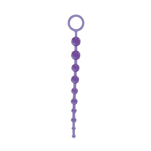 Фиолетовая анальная цепочка с 10 шариками Toyz4lovers JAMMY JELLY ANAL 10 BEADS T4L-00700699 (32 см)