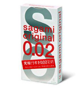 Ультратонкие, прозрачные презервативы Sagami Original 0.02 №4 (4 шт)