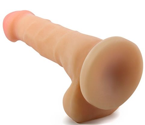 Телесный фаллоимитатор Blush Novelties 7 inch Sam BL-58323 (19 см)