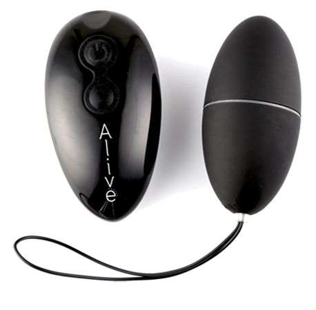 Чёрное виброяйцо с пультом ДУ Adrien Lastic Magic Egg 2.0 40539
