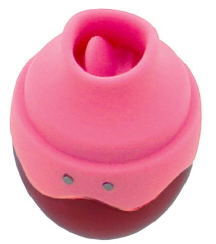 Розовое яичко с подвижным язычком Dream Toys HAPPY EGG 21573