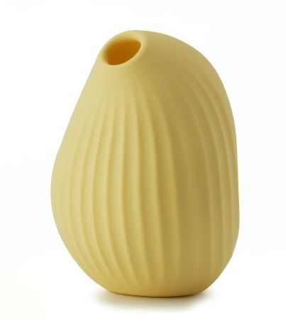 Жёлтый вакуум-волновой стимулятор с вибрацией и базой-ночником Cuddly Bird Cuddly Bird CB-YW