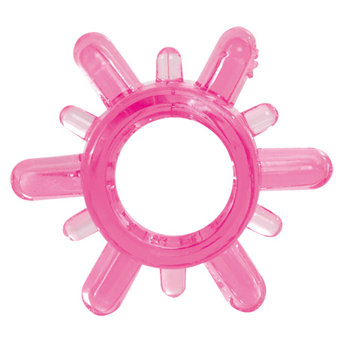 Розовое эрекционное кольцо Toyz4lovers COCK RING TRIPPIN  T4L-00801248