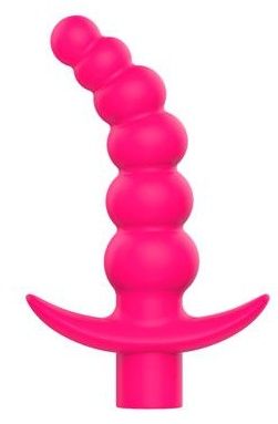 Розовая вибрирующая анальная ёлочка Bior toys Sweet Toys ST-40187-16 (10,8 см)