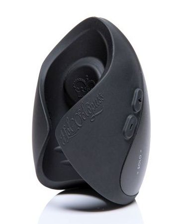 Чёрный инновационный мужской вибратор Hot Octopuss PULSE SOLO ESSENTIAL HO16