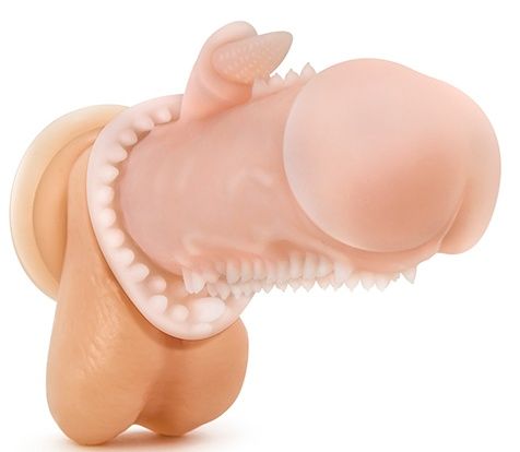 Телесная насадка на пенис Blush Novelties PERFORMANCE DUAL SLEEVE BL-25893 (12 см)