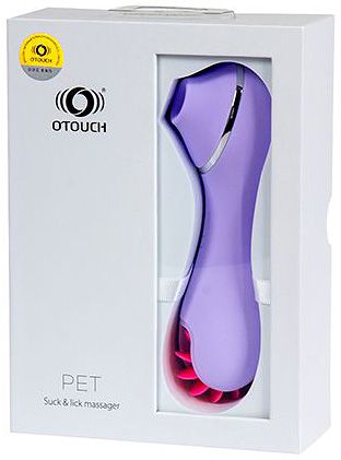 Сиреневый двусторонний клиторальный стимулятор Otouch PET 6119000003
