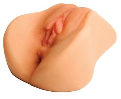 Телесная реалистичная на ощупь вагина с вибрацией Lovetoy DL-68