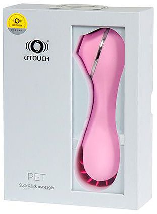 Розовый двусторонний клиторальный стимулятор Otouch PET 6119000004