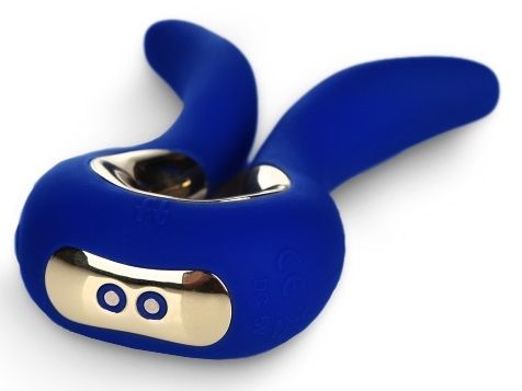 Вибратор с ушками синего цвета Fun Toys Gvibe Mini FT10295