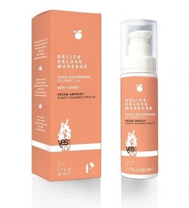 Массажное масло для тела с ароматом фруктов YESforLOV DELUXE MASSAGE YFL01B27 (50 мл)