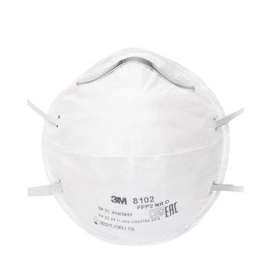 Противоаэрозольная фильтрующая полумаска 3M 8102 7000039805 (класс защиты FFP2 NR D)