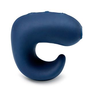 Синий мини-вибратор на палец Fun Toys Gring FT10219