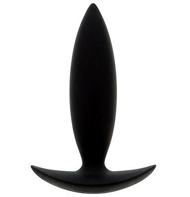 Чёрная мини-пробка для анальной стимуляции Dream Toys BOOTYFUL ANAL PLUG XTRA SMALL BLACK 21010 (9 см)