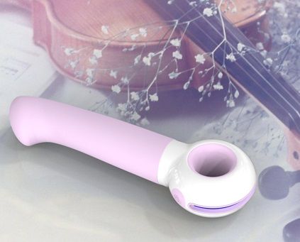 Розово-белый водонепроницаемый вибратор для G-стимуляции Odeco O-zone OD-6002GS PINK/WHITE (18 см)