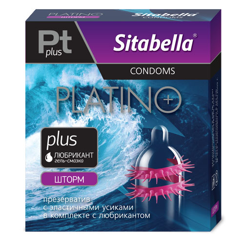 Презерватив Sitabella Platino plus «Шторм»1281 (1 шт)
