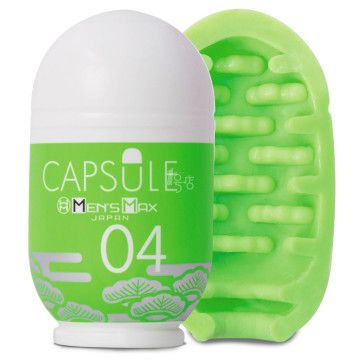 Мастурбатор зеленого цвета Men sMax Capsule 04 - MATSU ET17