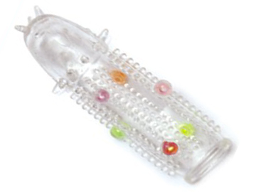 Прозрачная насадка на фаллос с закрытой головкой Sextoy 2011 00069-4