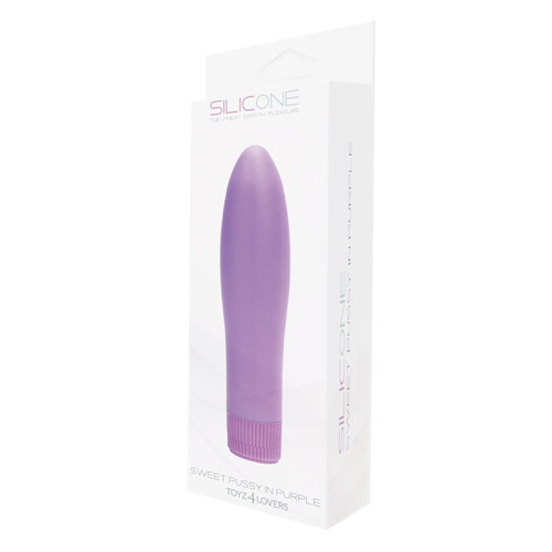 Фиолетовый вибратор Toyz4lovers SWEET PUSSY IN SILICONE T4L-00903344 (13,5 см)