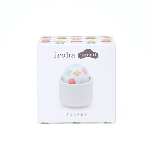 Белый вибромассажёр Tenga Temari Kaze HMT-02