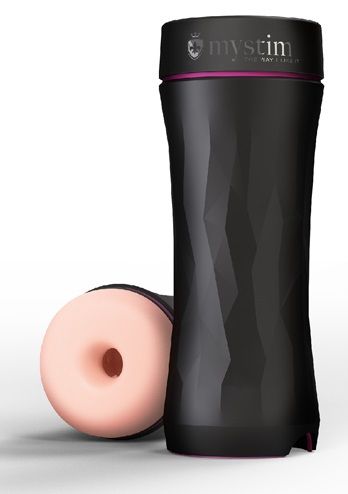 Мастурбатор-анус с возможностью подключения электростимуляции MyStim Opus E Donut 46350