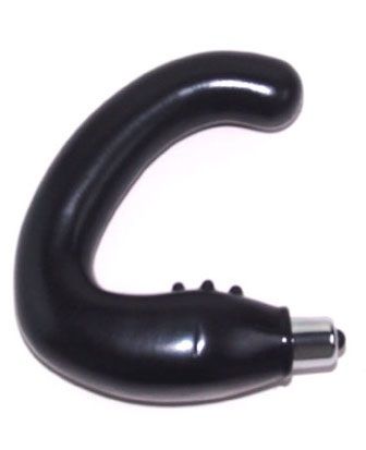 Чёрный вибростимулятор простаты Baile BI-040007-0801S