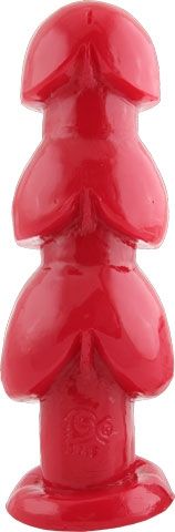 Красная анальная пробка Mister B TSX Large Three Bangs for Your Butt Red MB779020 (29 см)