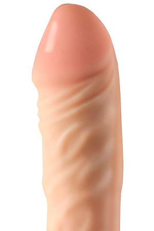 Фаллическая насадка-удлинитель телесного цвета Kanikule Extender Cap 3 KL-7010-02 (16,5 см)