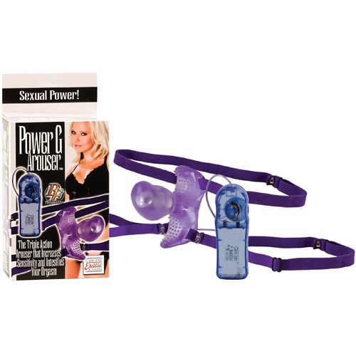 Женский вибростимулятор фиолетового цвета California Exotic Novelties Power G Arouser SE-1083-14-3
