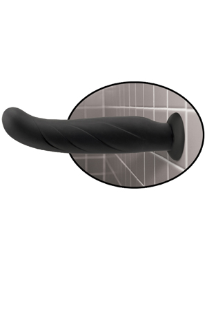 Насадка для страпона чёрного цвета Pipedream Fetish Fantasy Elite PD4518-23 (23 см)