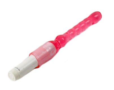 Красный анальный стимулятор с вибрацией White Label 47023-1-MM (23,5 см)