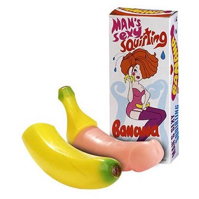 Сувенирный фаллоимитатор жёлтого цвета в банане Orion 0776726