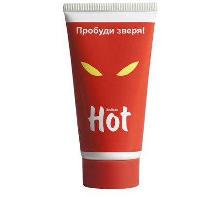 Возбуждающая гель-смазка с женьшенем Eroticon HOT 34028