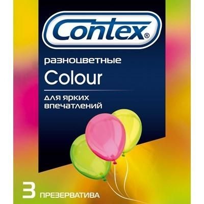 Разноцветные презервативы Contex Color №3 (3 шт)