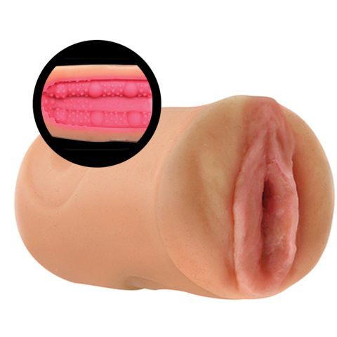 Мастурбатор-вагина телесного цвета Topco Sales Katie MorganTravel-Size CyberSkin Pussy Stroker 1101017
