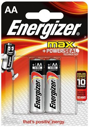 Батарейки Energizer MAX E92/AAA 1,5V E300157202 (тип AAA, 2 шт)