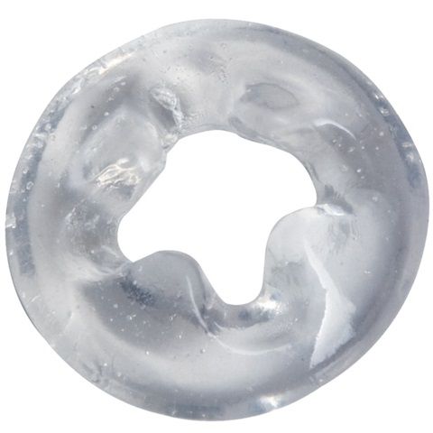 Комплект из 2 прозрачных эрекционных  колец Topco Sales Adam Male Toys Cock N Load Cock Rings 1486012