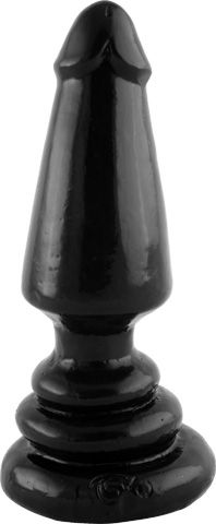 Чёрная анальная пробка в форме члена Mister B The Bum Boner MB779222 (23 см)