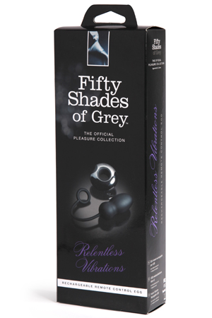 Чёрное виброяйцо на радиоуправлении Fifty Shades of Grey FS-52423