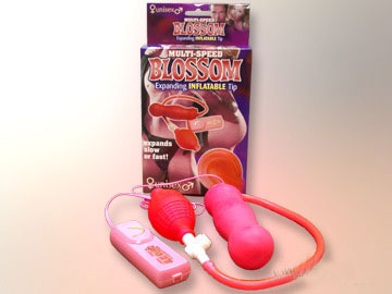 Розовая анальная пробка с вибратором и грушей Seven Creations 2K391PR BX GP