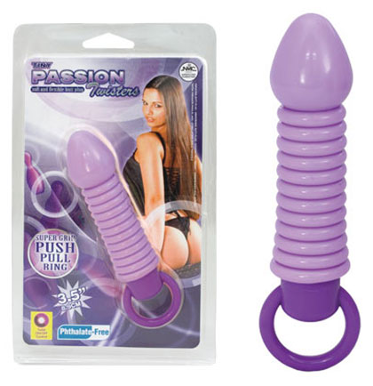 Вибровтулка сиреневая с кольцами NMC 111347