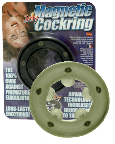 Эрекционное кольцо с магнитиками Seven Creations 2k777smk