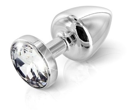 Малая серебристая анальная пробка DIOGOL Anni Round T1 1020051000 (6 см)